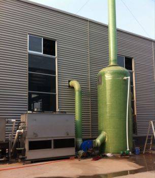 玻璃钢净化吸收塔的工作原理是什么